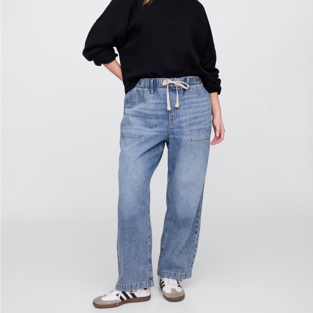 Gap Denim Mid Rise SuperSoft Easy Jeans